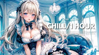 １HOUR💙Lo-Fi｜"clumsy girl maid🩷"｜癒し音楽｜聞き流しBGM｜lofi hip hop radio beats to relax/study💕lofibeat
