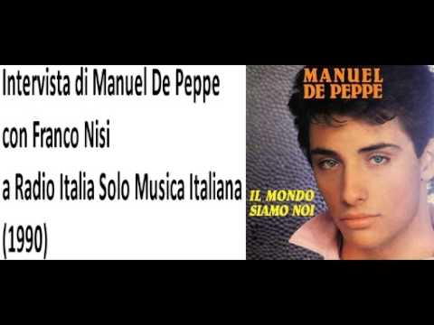Manuel De Peppe a Radio Italia - Intervista 1990