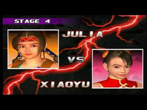 Tekken 3 - Julia Copy All Hwoarang Moves | Tekken 3 Arcade Mode Playthrough 