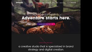 Bespoke Onepage Creative Responsive WordPress Theme Installation