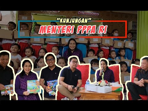 Menteri PPPA RI Kunjungi Perpustakaan Model Semi Kontainer Pemerintah Kota Denpasar