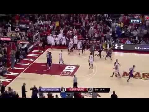 Maryland Terrapins Vs Northwestern Wildcats Dez Wells Game Winning Tip In 2015