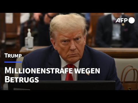 Trump will 350-Millionen-Dollar-Strafe wegen Betrugs nicht akzeptieren | AFP