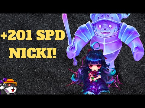 The Power Of New Nicki Transmog (Dark Occult Girl) In RTA  Summoners War
