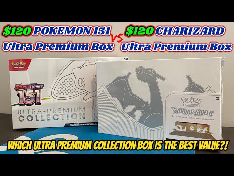 $120 POKEMON 151 Ultra Premium Collection vs $120 Charizard UPC -- Which is the BETTER VALUE?!