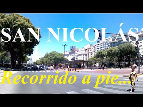 SAN NICOLÁS CABA BUENOS AIRES ARGENTINA RECORRIDO A PIE WALKING TOUR