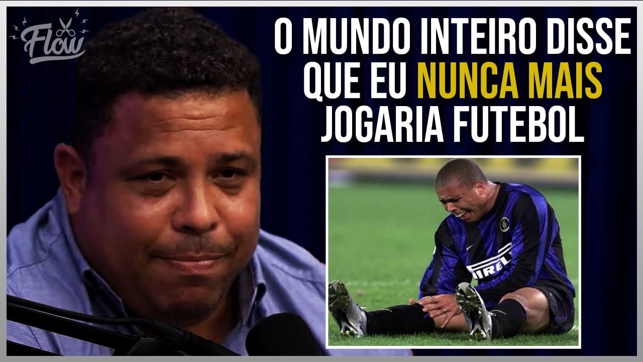 RONALDO COMENTA LESÃO QUE QUASE ACABOU COM A CARREIRA | Cortes do Flow