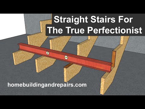 How To Check Stair Stringers To Make Sure They Are Straight - Building The Perfect Steps