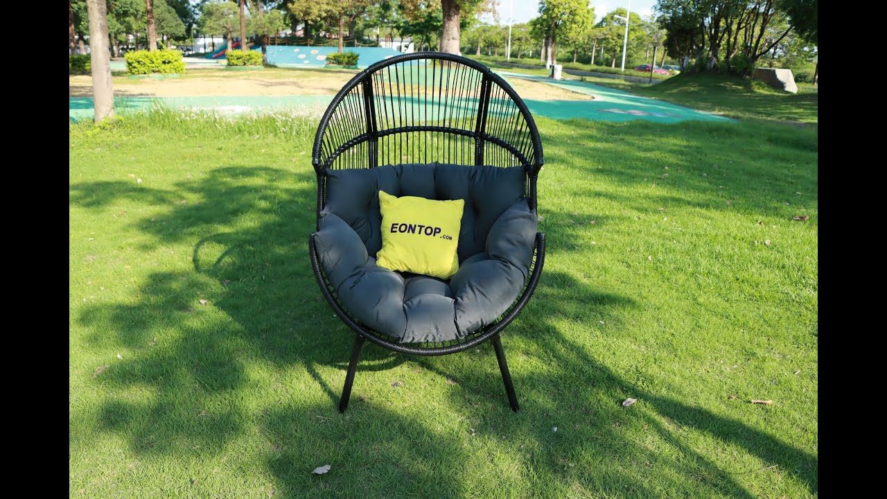 EONTOP KD RATTAN SWING CHAIR