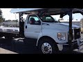 SOLD 2017 Ford F750 Jerr Dan Four Car 28x96 Car Carrier Equipment Transporter Stock 9103