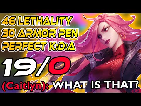 46 LETHALITY, 30 ARMOR PEN, PERFECT K:D:A - MISS FORTUNE IS INSANE