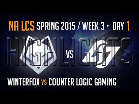 Winterfox vs CLG (Highlights) S5 NA LCS Week 3 Day 1 Game 5 WFX vs CLG W3D1G5 Spring 2015