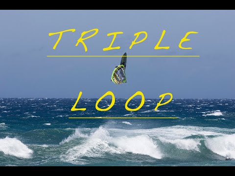 Windsurfing triple loop Attempts  | Ricardo Campello