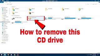 How to delete/remove Power ISO drive | An error occured while ejecting CD drive in windows 7/8/10