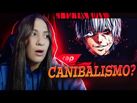 (GENTE?????) 2 EM 1 - 7MZ & ANIRAP - Rap do Kaneki (Tokyo Ghoul) REACT