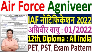 Air Force Agniveer Vayu Recruitment 2022 | Air Force Agniveer Vayu Vacancy 2022 | Air Force Agniveer
