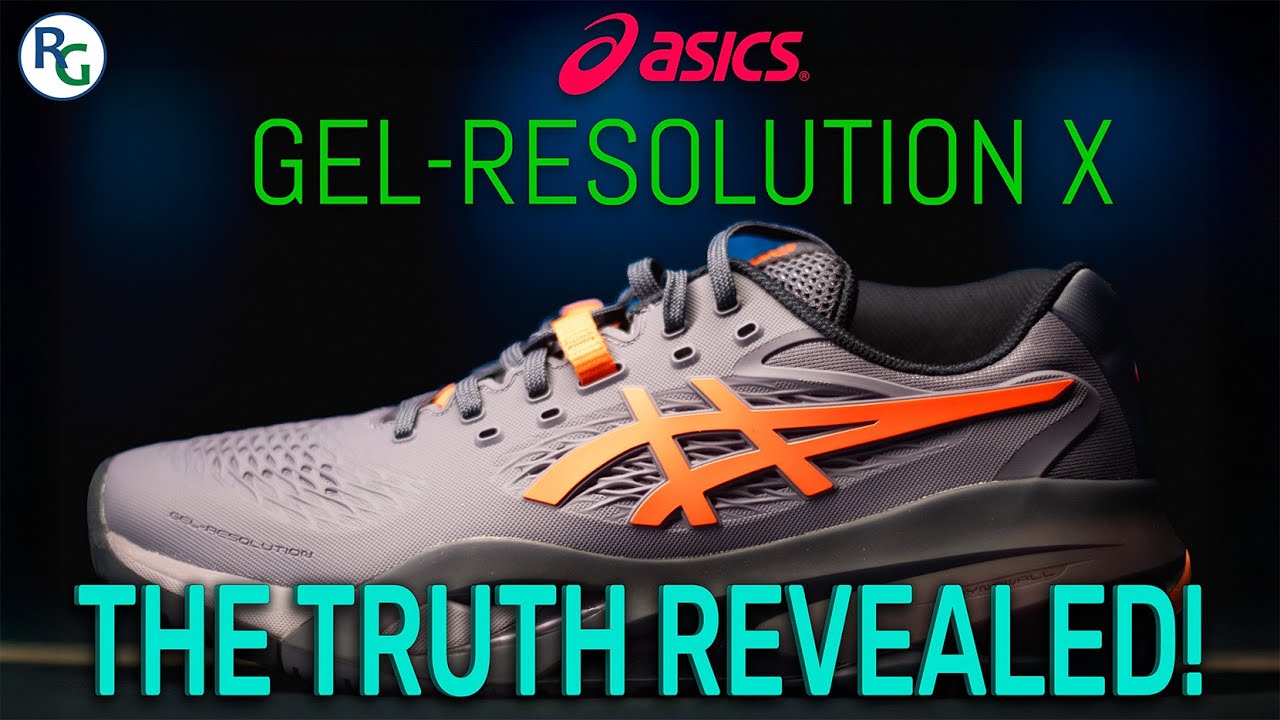 Zapatillas Asics Gel Resolution X Clay Gris Púrpura Naranja