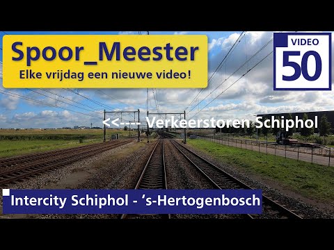 (4K) Cabview NS Trein | Rij met de INTERCITY Hoofddorp / Schiphol Airport naar 's-Hertogenbosch (50)