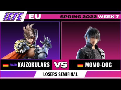 KaizokuLars (Lars) vs. Moo-Dog (Noctis) Losers Semifinal - ICFC EU Tekken 7 Spring 2022 Week 7