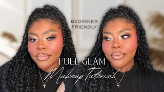 IN-DEPTH FULL GLAM STEP BY STEP MAKEUP TUTORIAL | Beginner Friendly + Products + Brushes