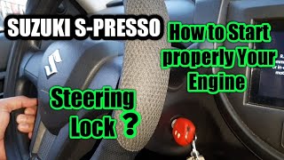 Suzuki Spresso/Dzire How to Start a Car:  Newbies Basic Steps