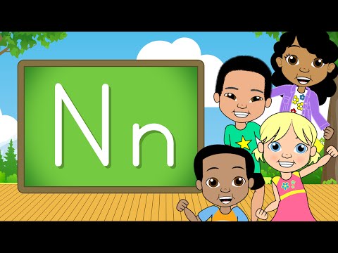 The Letter N | Alphabet A-Z | Jack Hartmann Let's Learn From A Z