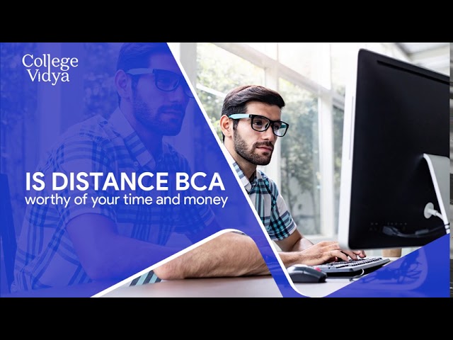 Distance BCA : Online/Working Professional