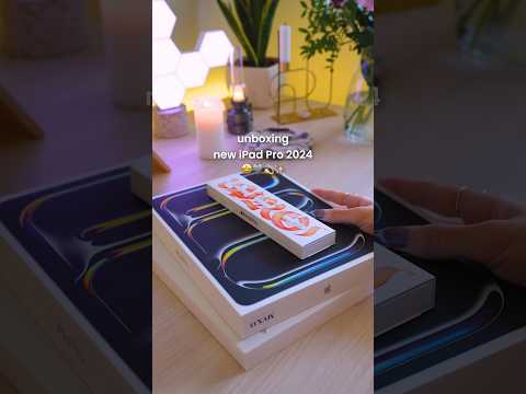 New iPad Pro 2024 unboxing 🤩🙂&zwj;↕️✨ Apple iPad Pro M4 13 inch #ipadpro2024 #ipad #ipadpro #apple