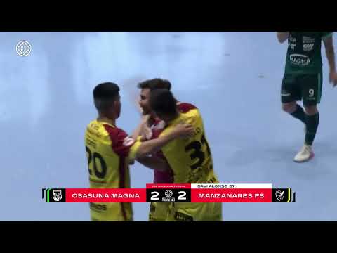 Gol Javi Alonso (2-2) Xota FS - Manzanares FS. J25, 1Div. LNFS