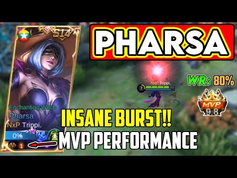 Queen of Roamer, Insane Burst Kill!! Top Global Pharsa by Trippi - MLBB