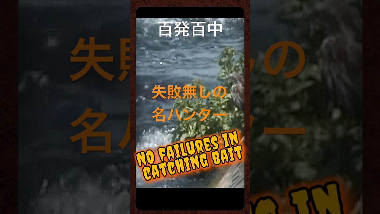 百発百中の餌取り