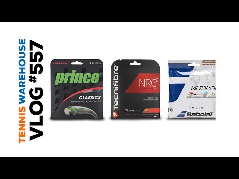 How to pick a tennis string -- VLOG #557