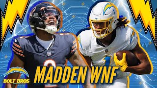 HIGHLIGHTS: Bears Vs Chargers Week8 | BOLT BROS | Madden NFL 24 #NFL #chargers #bears