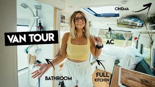 FULL VAN TOUR - For full time #Vanlife - It has EVERYTHING!