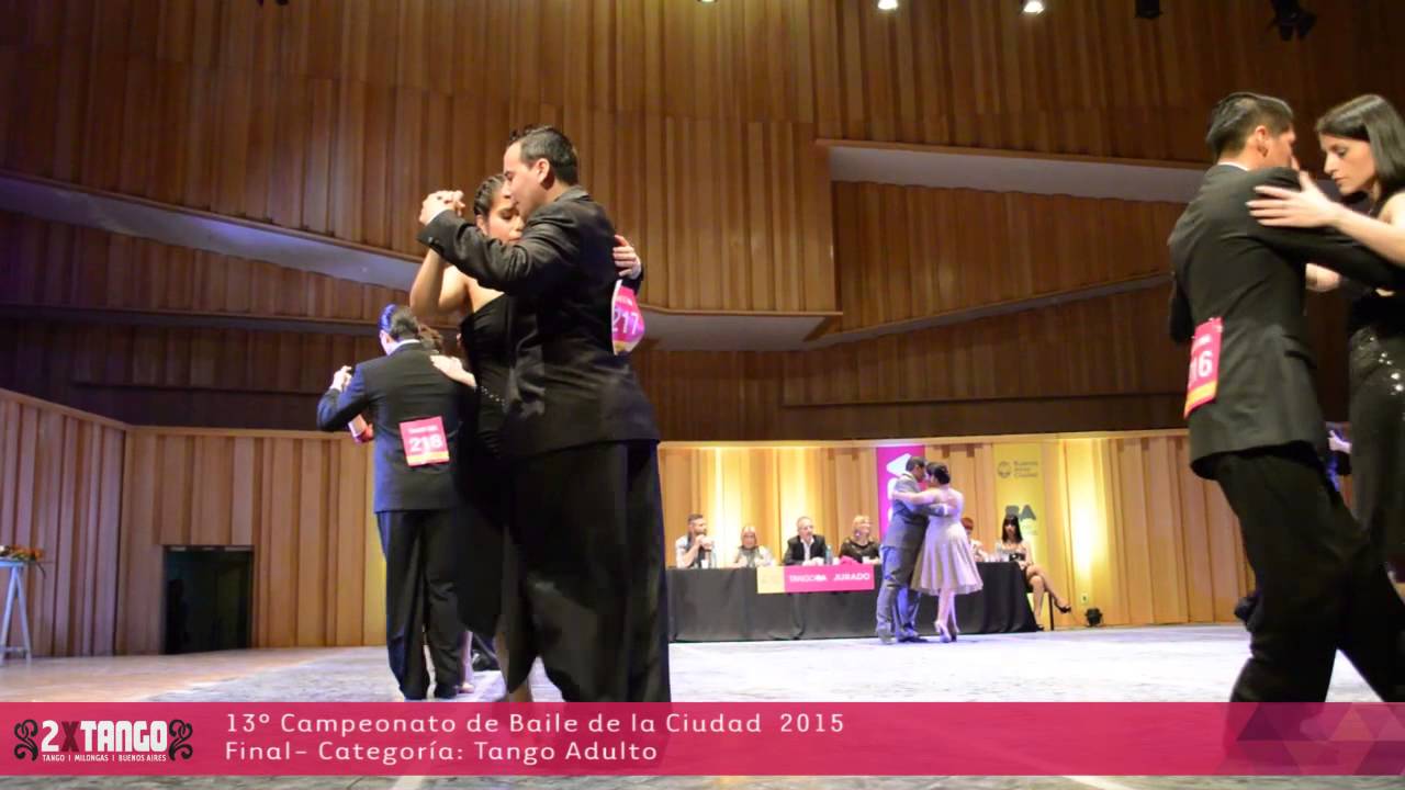 Campeonato de Baile de la Ciudad 2015 FINAL / TANGO ADULTO