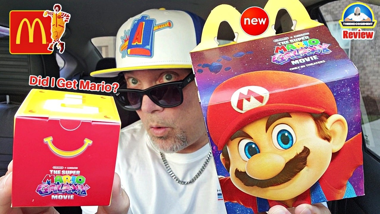 McDonald's® Super Mario Galaxy Happy Meal Review! 🌌🙂 | What Toy Did I Get? | theendorsement