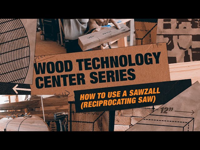 How To Use a Sawzall (Reciprocating Saw)