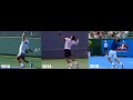 Novak Djokovic Serve Comparison (2010, 2014, 2018)