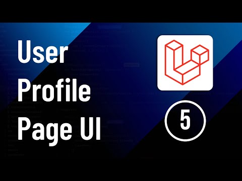 Create User Profile Page UI with Tailwind.css - Part 5 | Laravel Social Media Website