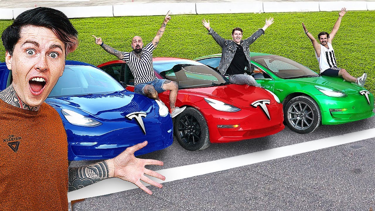 Гонка на Теслах, Победитель Получит Tesla Челлендж !