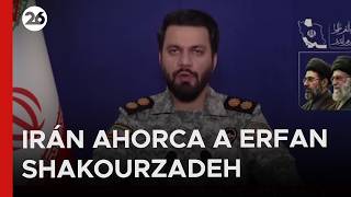 🚨 Teherán ahorca a Erfan Shakourzadeh por presunto robo de secretos satelitales
