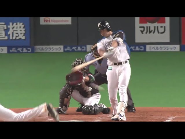 【3回裏】粘って捉えた!! ファイターズ・松本 持ち前の勝負強さでタイムリーヒット!! 2017/7/7 F-H