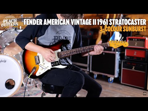 Fender American Vintage II '61 Stratocaster 2022 - Present - 3-Color Sunburst image 3