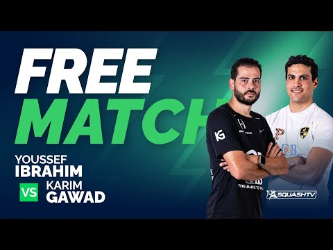 FREE LIVE MATCH! Youssef Ibrahim v Karim Gawad - LIVE! 🚨