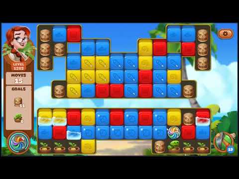 Lost Island Blast Adventure Level 1283 - NO BOOSTERS 🏝️ | SKILLGAMING ✔️