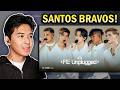 SANTOS BRAVOS - FE (Unplugged) REACTION | AMAZING VOCALS!