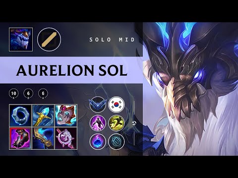 Aurelion Sol Mid vs Orianna - KR Diamond Patch 25.24