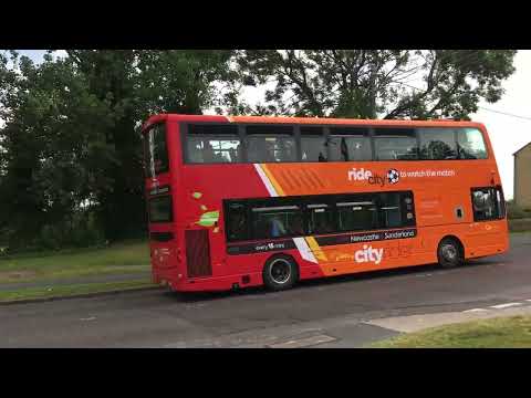 Cityrider 56 to Newcastle - Go North East 6098 - NL63 YJB