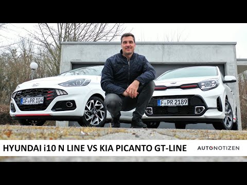 Hyundai i10 N Line vs. Kia Picanto GT-Line 2021: Kleinwagen im Vergleich, Test, Review