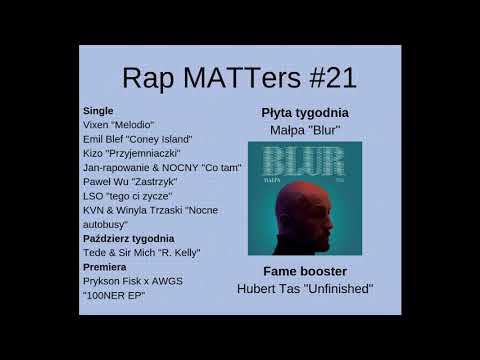 Rap MATTers #21 | Single, Prykson Fisk, Hubert Tas, Małpa "Blur"